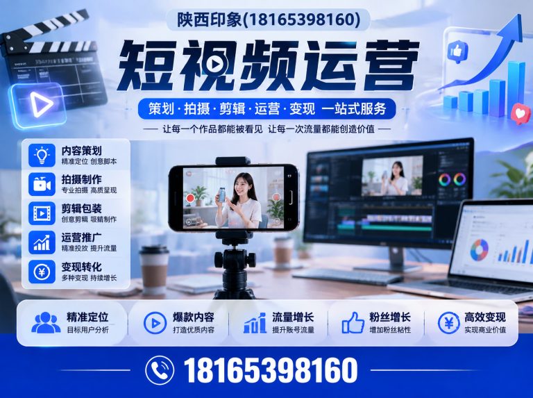 灞桥区短视频运营展示图